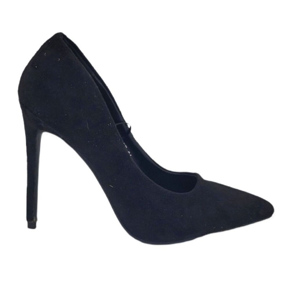 So Me NEW size 8 black suede pointed toe heels